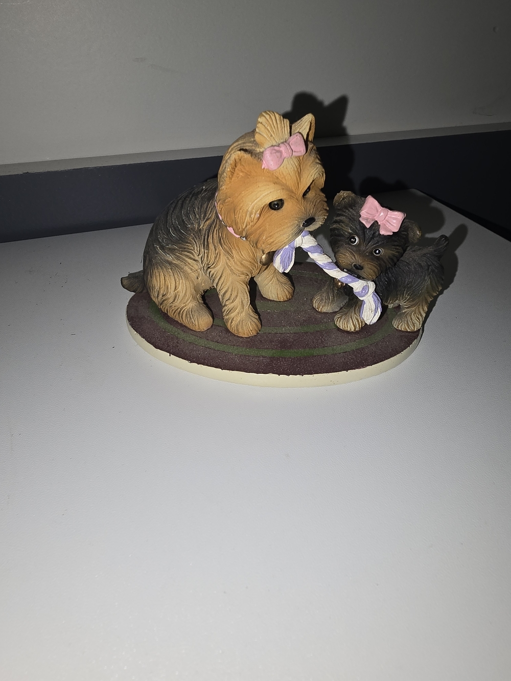 You Tug On My Heartstrings Yorkshire Terrier Figurine